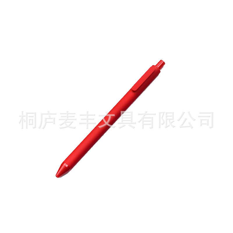 Simple Solid Color Student Pen Macaron Candy Color Creative Printing Logo Spray Glue Press Gel Pen Ball Pen