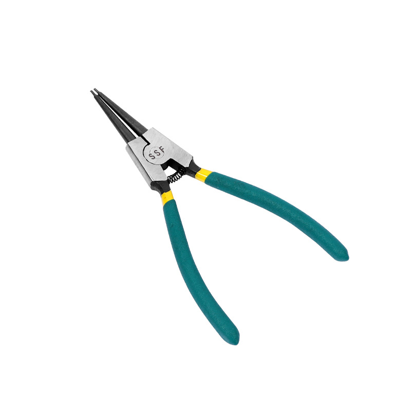 厂家供应7寸外直卡簧钳 9寸内直卡簧钳挡线圈钳子弹簧钳手动钳子