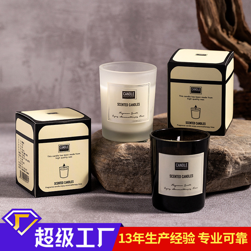 Factory Hot Sale 21 Kinds of Fragrance Gift Box Gift Gift 5*6 Cup Wax Smoke-Free Fragrance Plant Wax Aromatherapy Candle