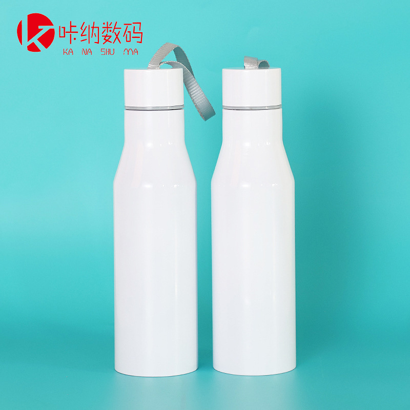 cross-border hot selling amazon blank sublimation coating heat transfer printing lanyard cup shell thermos cup can be printed pictures