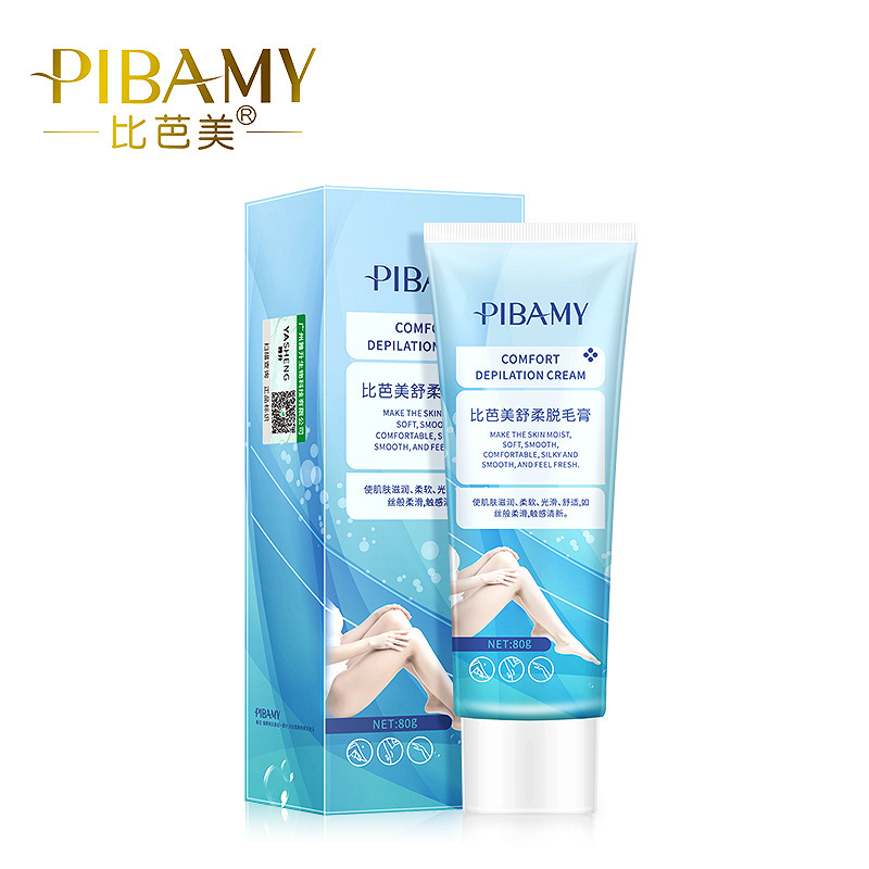 Bibamei Soft Depilatory Cream Mild and Non-Irritating Whole Body Armpit Hair Removal Leg Hair Cleansing Smooth and Comfortable Summer Regular