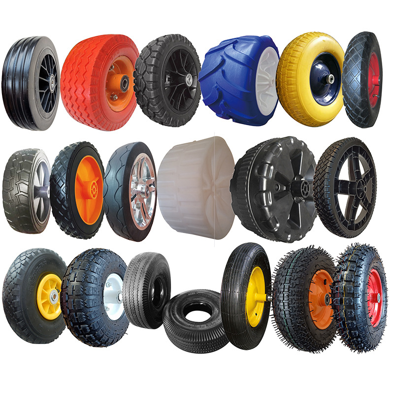 7寸农用车水车等户外车可用pu发泡轮免充气轮胎