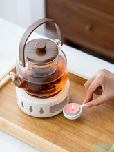 网红下午茶花茶壶蜡烛加热烛台煮茶壶水果茶花茶杯养生壶茶具套装