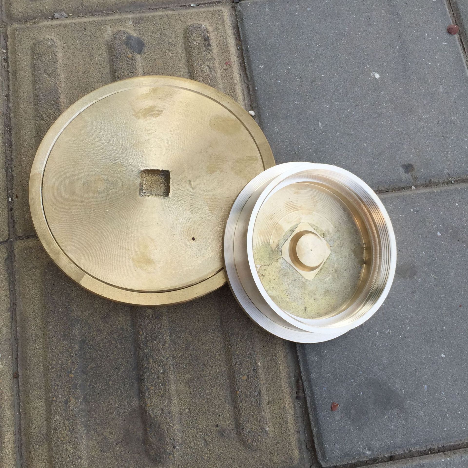 wj型全铜清扫口 04s301-11全铜清扫口 一字扣铜内螺纹清扫口