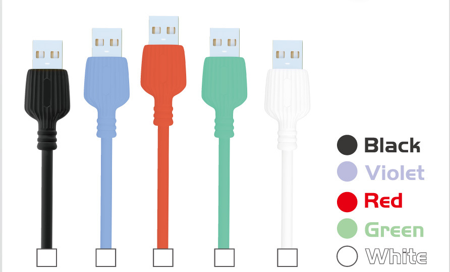 LDO Series D30 New PVC Data Cable Support I5 Android TC Smart Phone Qc3.0 Fast Charging Function