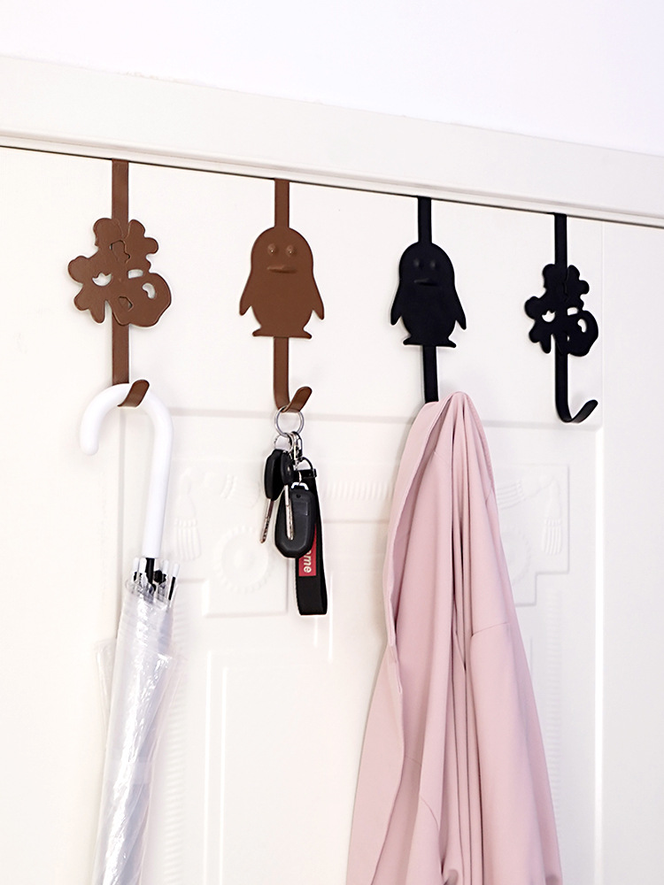 门后挂钩免打孔墙上挂衣架神器门上挂架壁挂强力无痕衣服衣帽衣钩