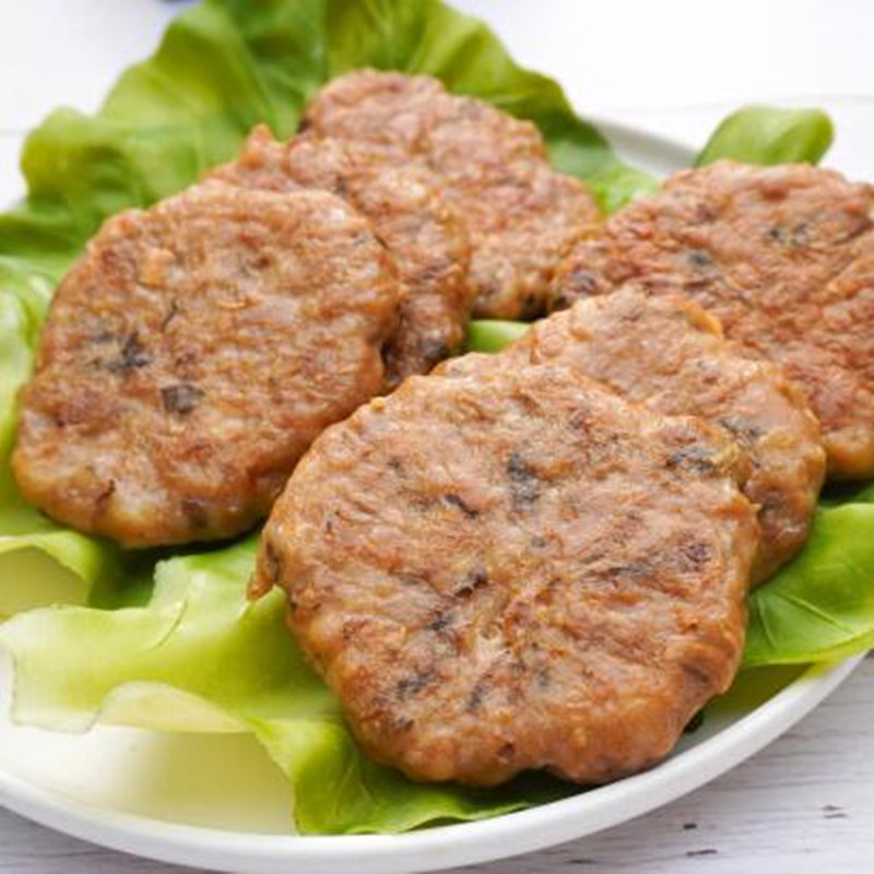 千般就香菇马蹄肉饼中餐香菇瘦肉饼冷冻香煎食材商用1.8kg*6盒/箱