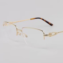卡家CT0319男士商务半框近视眼镜框高端品质光学眼镜