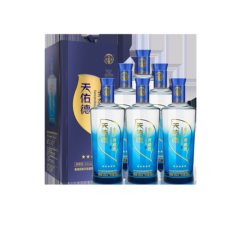 【热卖推荐】天佑德青稞酒 52度生态五星清香型纯粮白酒整箱 送礼