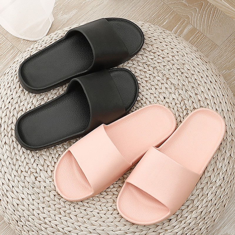 Women's Slippers Summer Couple Indoor Soft Bottom Bathroom Non-Slip Hotel Sandals Men Home Sandals Wholesale