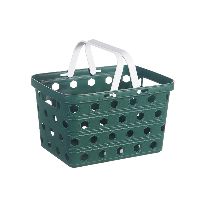 Multifunctional Storage Basket Plastic Pp Children's Toy Finishing Storage Basket Portable Dirty Clothes Sundries Basket Wholesale