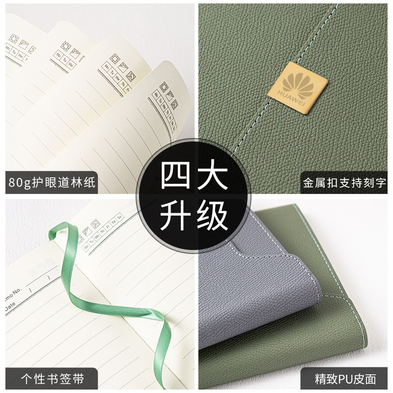 Gao Ding Gift Notebook Pack Enterprise Office Business Gift Box with Hand Gift Simple Good-looking Can Be Customized Logo