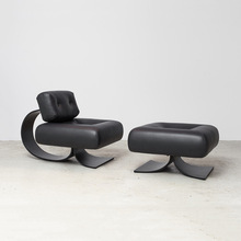 北欧设计师创意金属鱼尾休闲单人躺椅现代样板房别墅阳台异形单椅