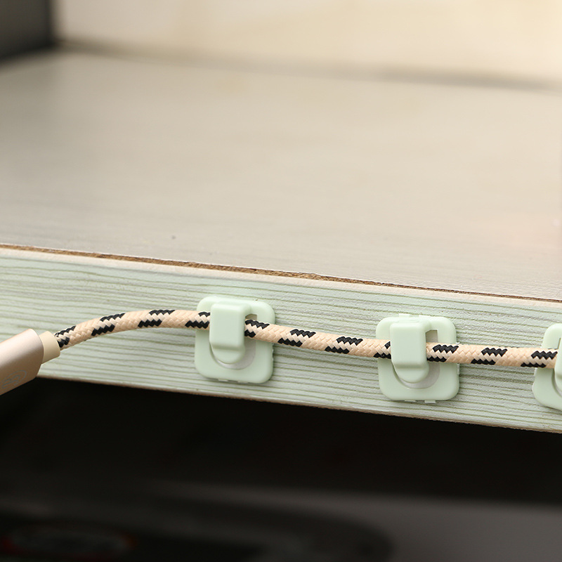 自粘电线线收纳线卡子线卡线夹线卡扣固定夹理线器线扣电线整批发