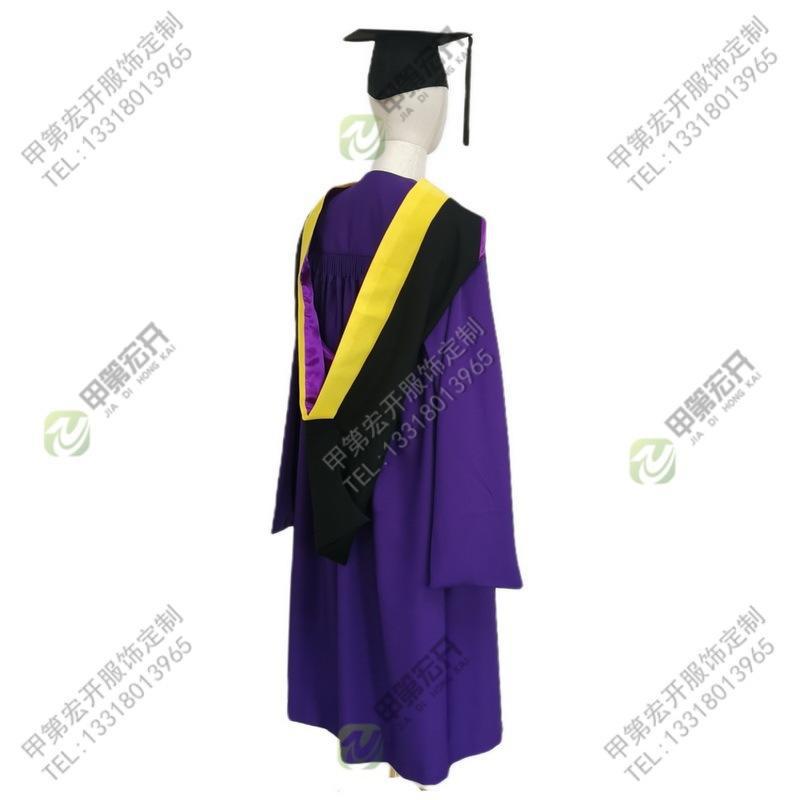 美国纽约大学学士服 nyu硕士服 美国博士服 美式学位服甲第宏开
