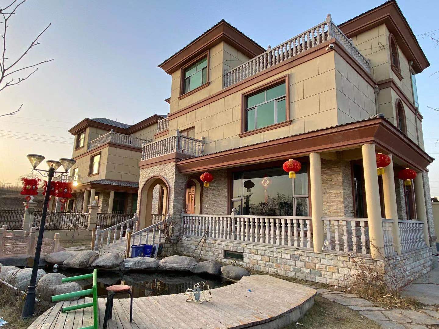 厂家直销别墅阳台柱晚霞红石柱景观装饰汉白玉手工石雕雕刻护栏