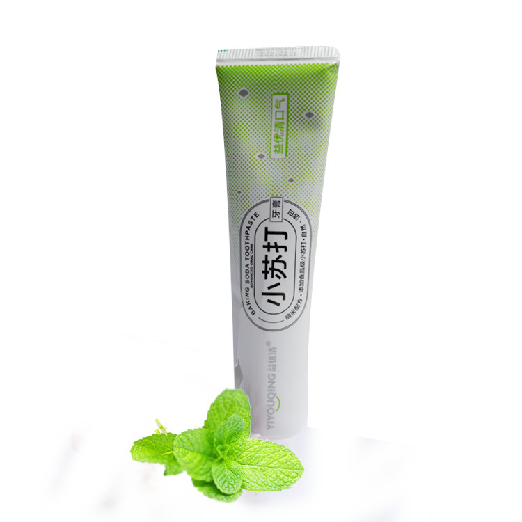 益优清小苏打牙膏超能清新口气口腔家庭家用实惠装牙膏套装180g