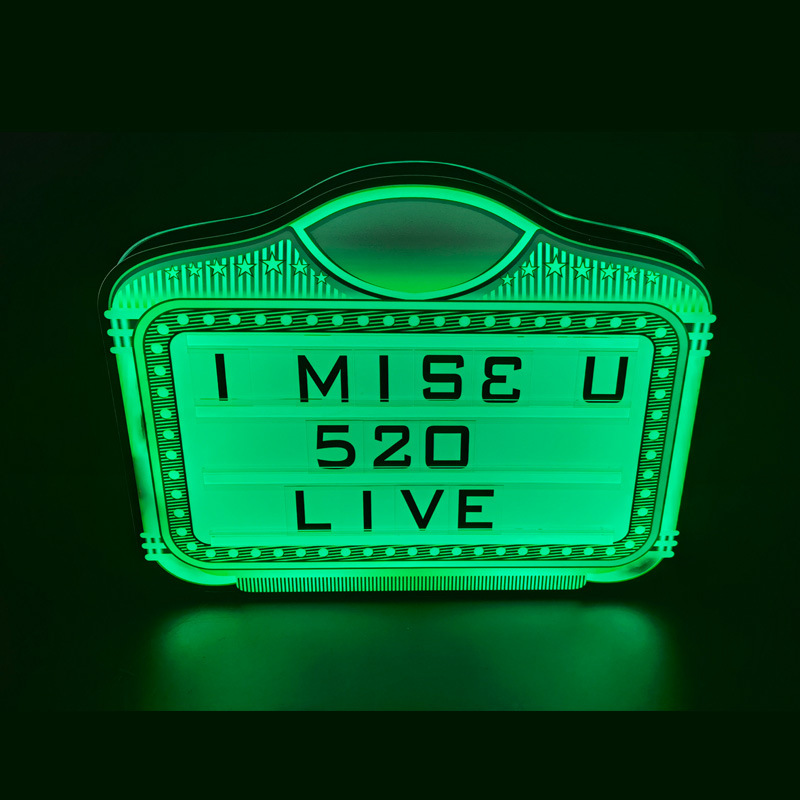 手举牌发光led酒吧祝酒夜店网红店招牌出酒道具广告牌标识牌