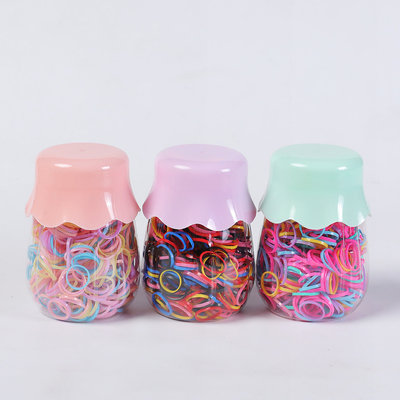 Children's Hair String Does Not Hurt Hair Rubber Band Girls Baby Strong Pull Constantly Boxed Hairtie Disposable Rubber Band