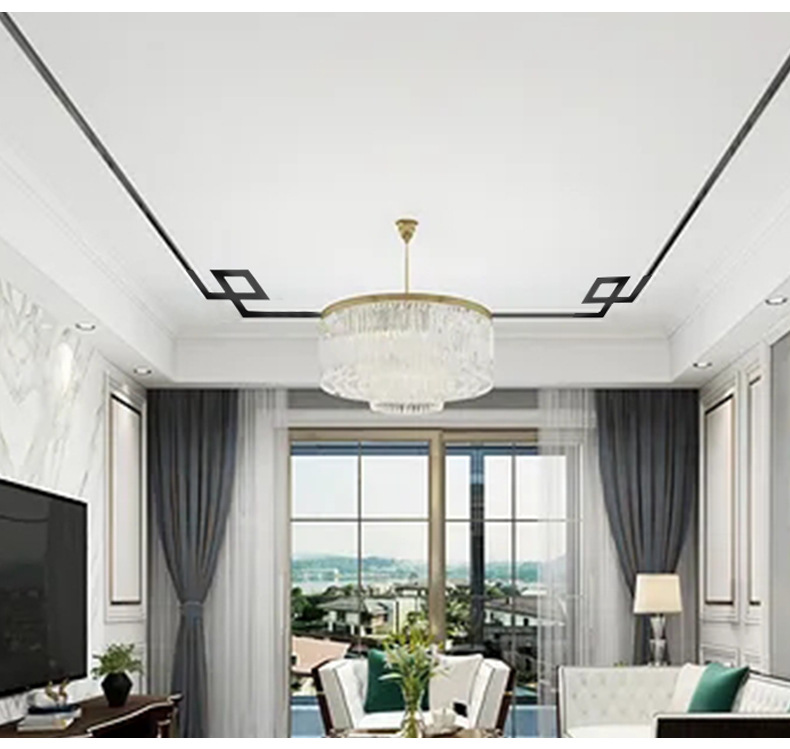 不锈钢吊顶角花天花板造型转角背景墙装饰收边条金属配套角花