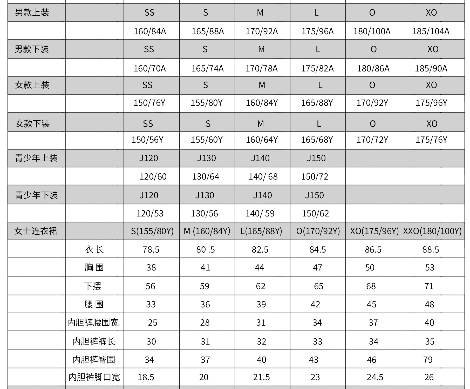 商品描述材质涤纶(聚酯纤维)尺码m,l,o/xl,xo/xxl颜色蓝色货号jd