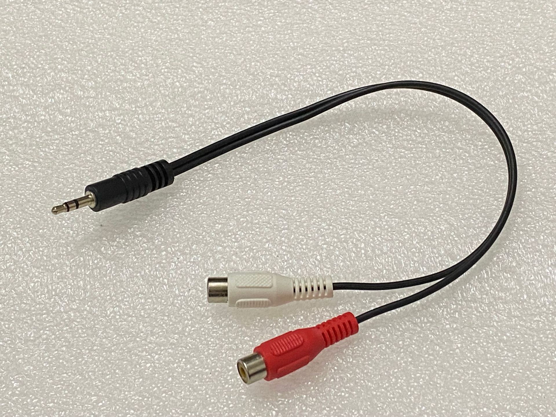 5mm音频线3.5转双莲花母 0.3米