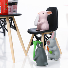 日本进口YAMADA微型仿真椅子家具沙发摆件迷你模型休息椅凳子