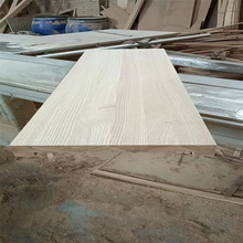 FSC白蜡木板材橡胶木芯白蜡木面三层复合柜门板 定尺寸规格桌面板