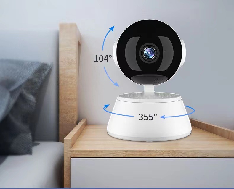工厂v380新款小狗智能监控器360°摇头机室内1080p无线网络摄像头
