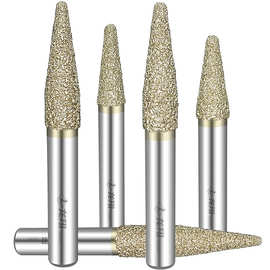 石材雕刻刀大理石浮雕刀数控雕刻机刀具钎焊金刚石锥度球头刀