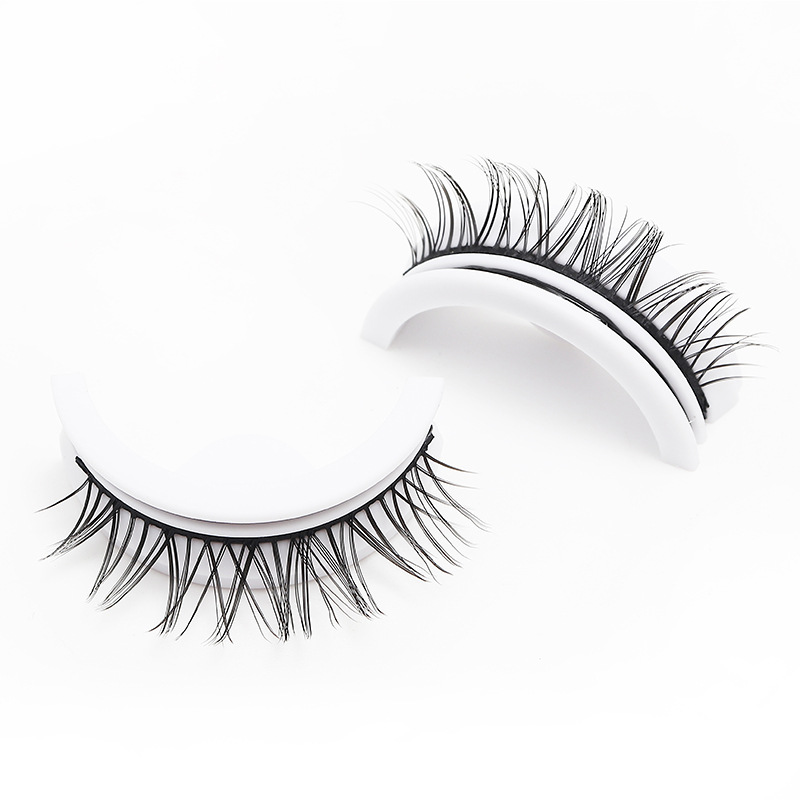 Dingsen False Eyelashes Self-Adhesive Eyelash Female Natural Simulation Glue-Free Water Paste the Whole Super Soft One-Piece Eyelashes