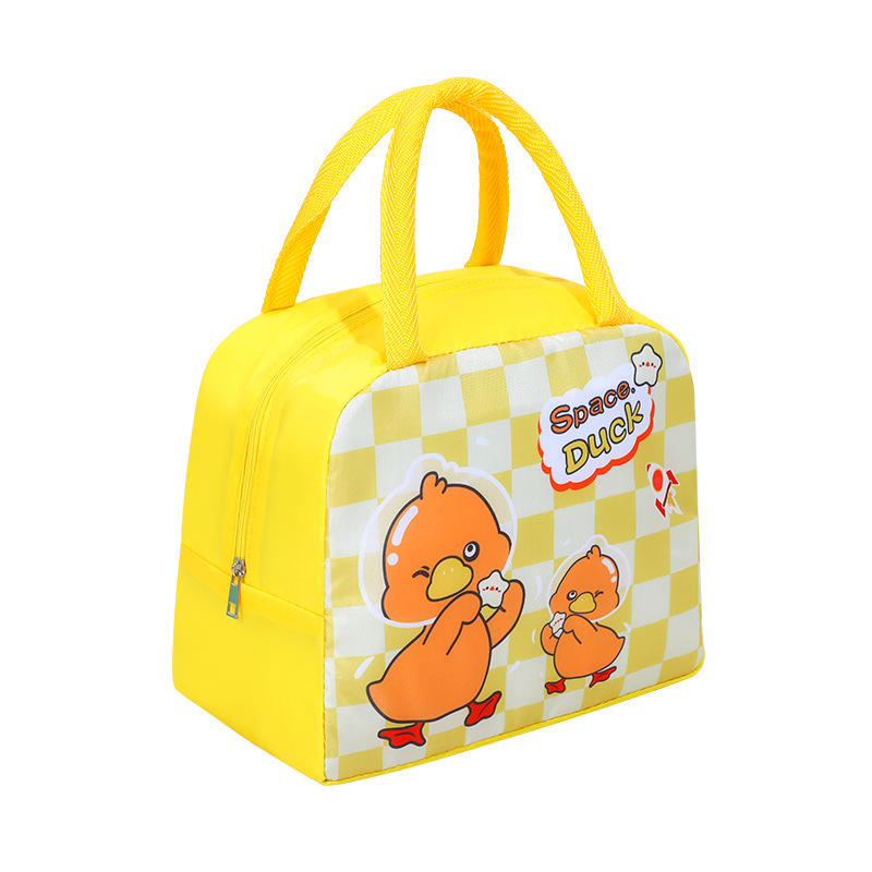 New Bento Bag Cartoon Cute Petfun Flavor Student Meal Lunch Bag Portable Portable Bento Thermal Bag