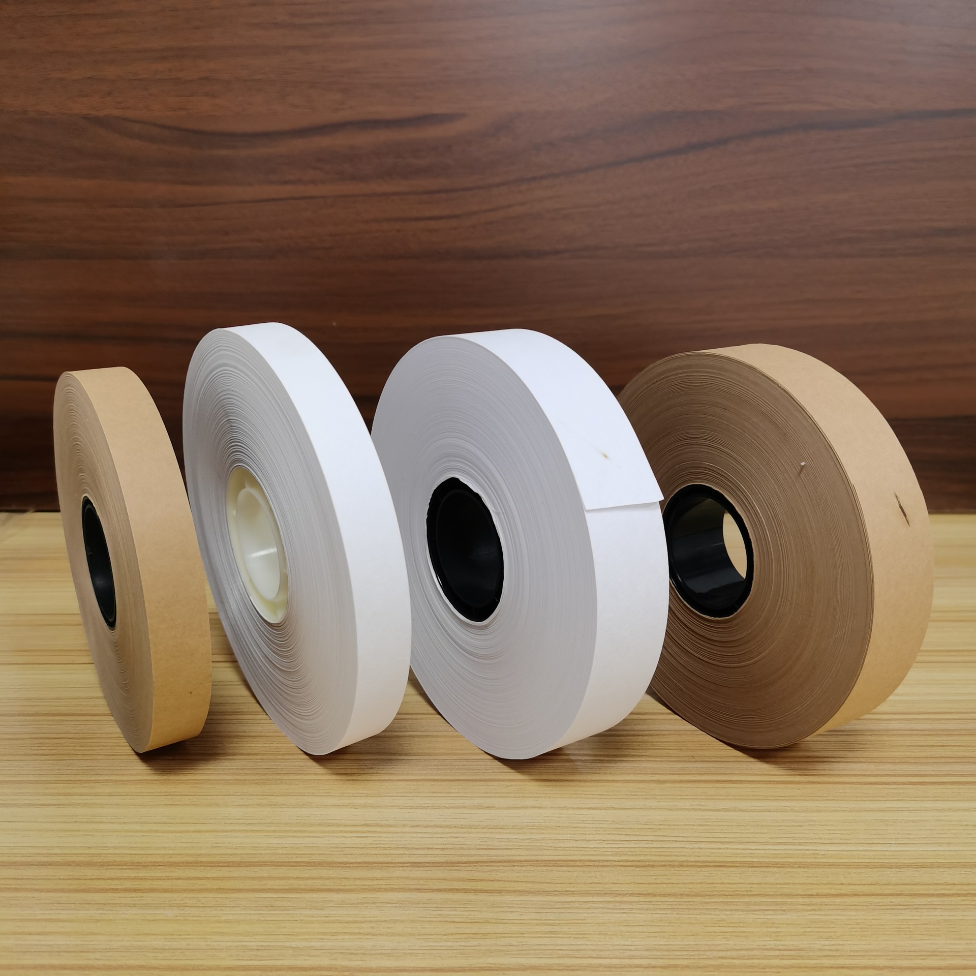 德尔曼捆扎机用热熔牛皮纸捆纸钱说明书佛香可印刷包装带束带纸带