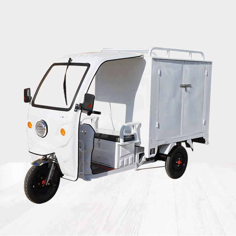 批发半封闭可上牌顺丰京东电瓶车加长货箱送货电动三轮车-阿里巴巴