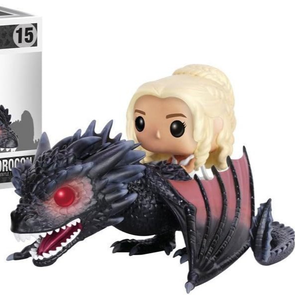 权力的游戏 权利的游戏 冰与火之歌 龙母 龙妈 夜王 骑龙 手办