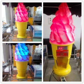 摆摊冷饮冰淇淋冰糕摆摊冰激凌流动冰淇淋手工彩虹冰淇淋甜筒摆摊