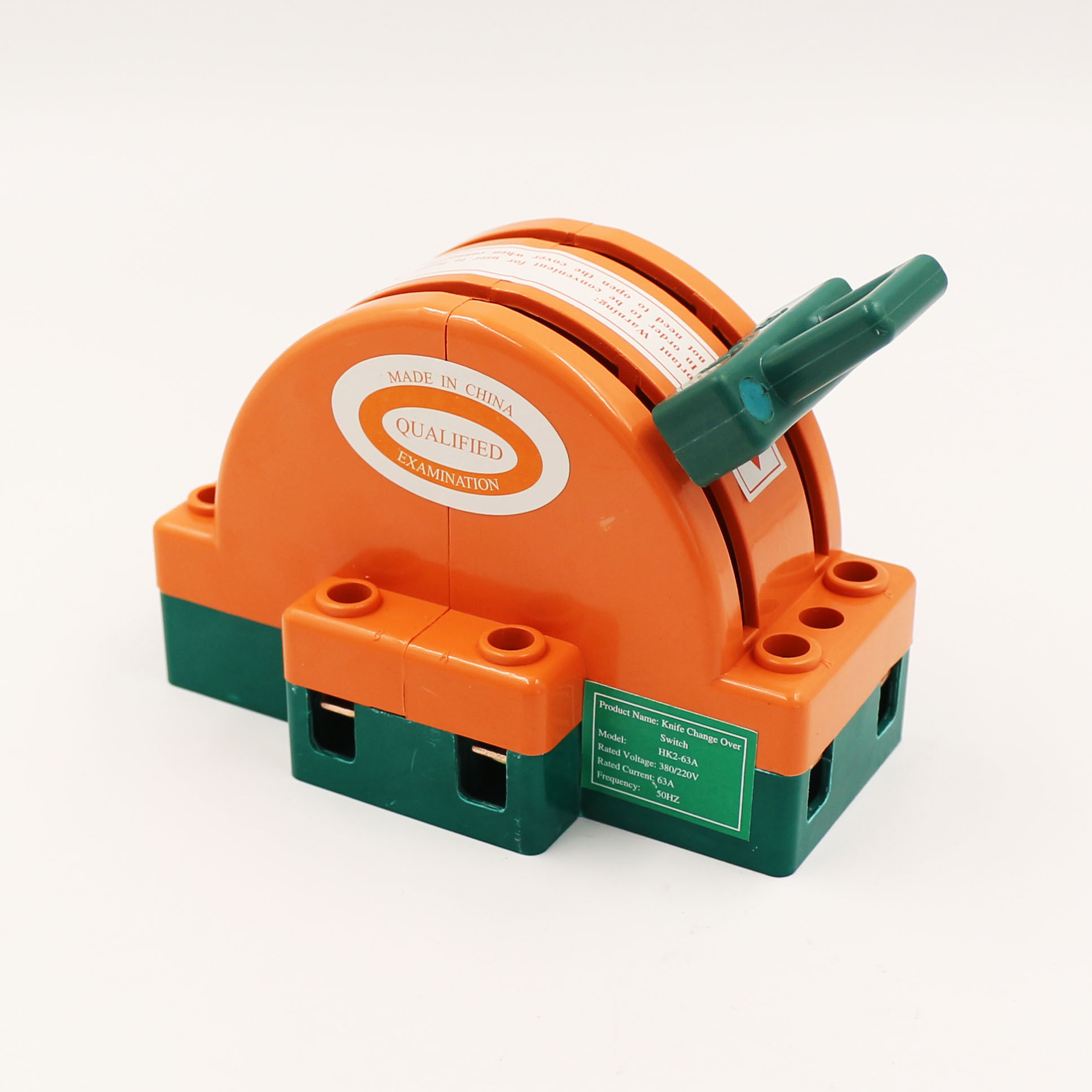 双向双投闸刀开关2p 63a单相家用倒顺刀闸220v双电源转换切换开关-阿