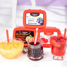 丹东冰冻草莓蓝莓黄桃水果即食小吃饭店甜品冷冻水果商用整箱