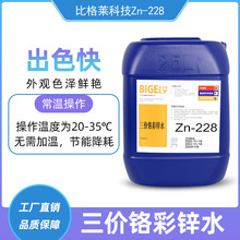 供应镀锌彩色钝化液Zn-228 适用于挂镀和滚镀锌的五彩钝化液