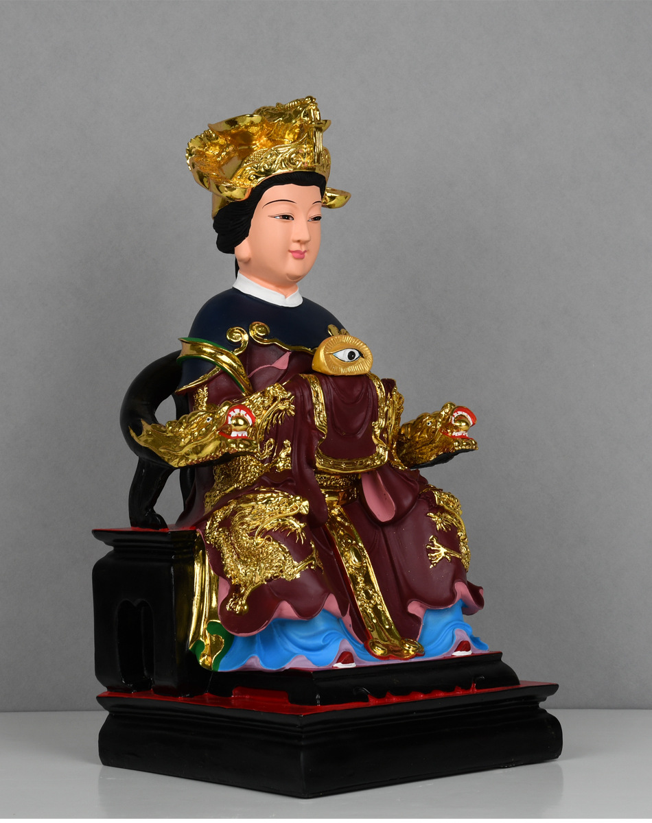 树脂眼光娘娘像 眼王奶奶 眼睛圣母惠照明目元君神像道教女神摆件