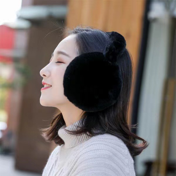 Winter Men and Women Warm-Keeping Earmuffs Ear Warmer Foldable Ear Covers Oversized Plush Earmuffs Students Antifreeze Earmuff