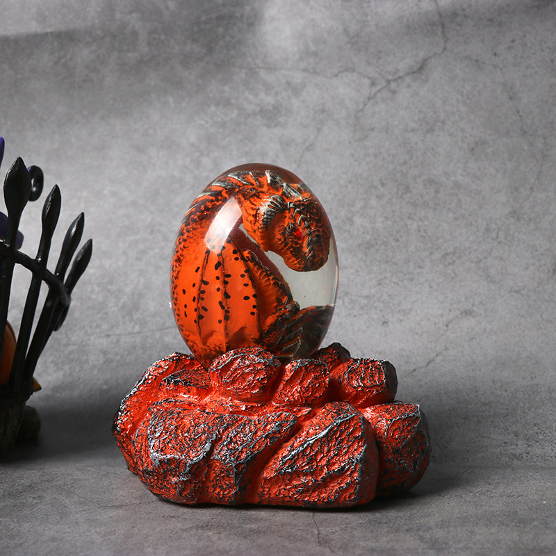 跨境熔岩龙蛋lave dragon egg权力的游戏飞龙蛋装饰恐龙蛋纪念品