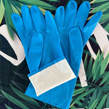 工业防护劳保蓝色丁腈家务手套耐油耐酸碱洗碗杀鱼厨房用丁腈手套