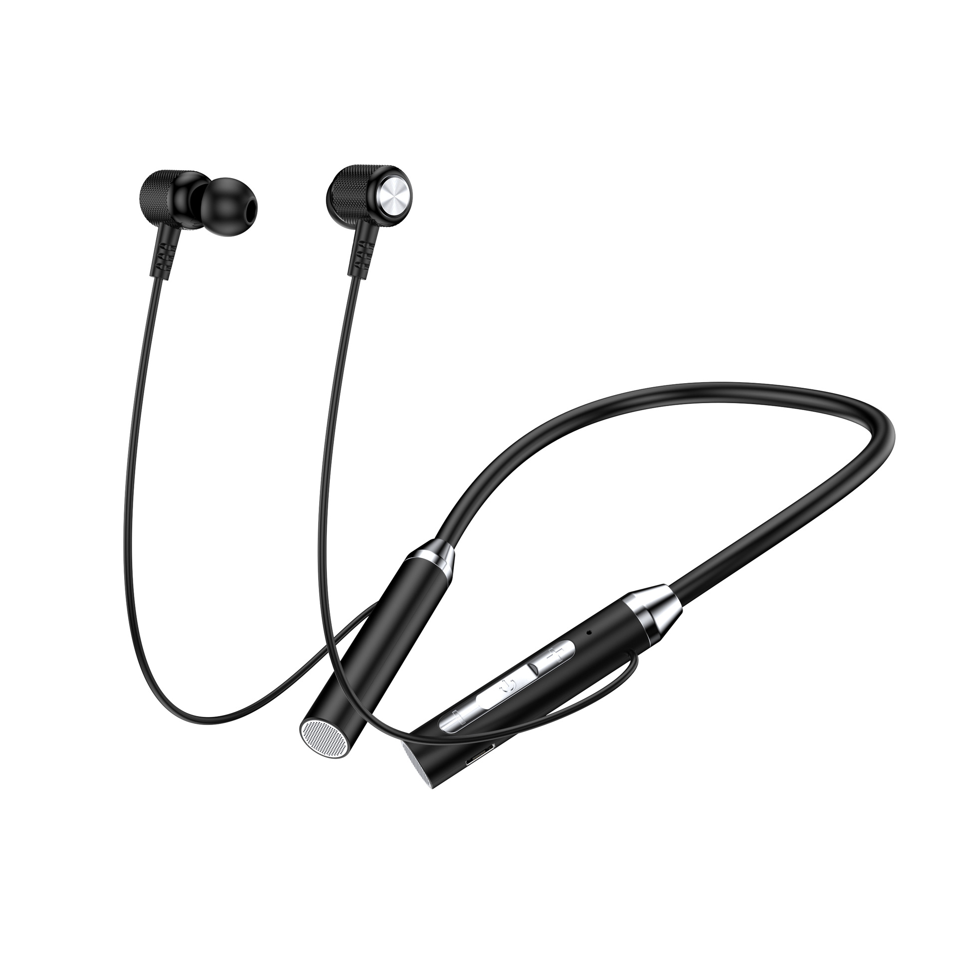 New Halter Bluetooth Wireless Headset Neck Hanging Sports Binaural in-Ear Ultra-Long Standby Endurance Factory Wholesale