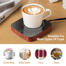 新品55度加热杯垫可调节恒温杯垫智能保温咖啡暖杯垫支持亚马逊