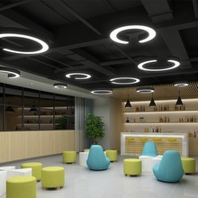 设计师艺术造型灯具创意个性办公室网咖led工业风吧台健身房吊灯