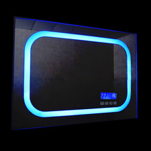 浴室镜欧式简约化妆镜MP3多功能智能镜子蓝牙播放led灯蓝光浴室镜