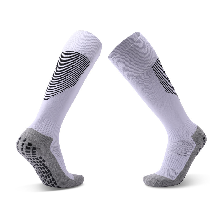Customized Adult Spring and Summer Towel Bottom Soccer Socks Anti-Skid Shock Absorption over the Knee Stockings Sweat-Absorbent Breathable Sports Socks Labeling