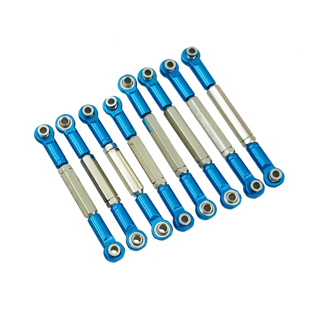 顽皮龙可调式正反牙拉杆 金属配件 wpl-16 金属拉杆 半卡军卡皮卡