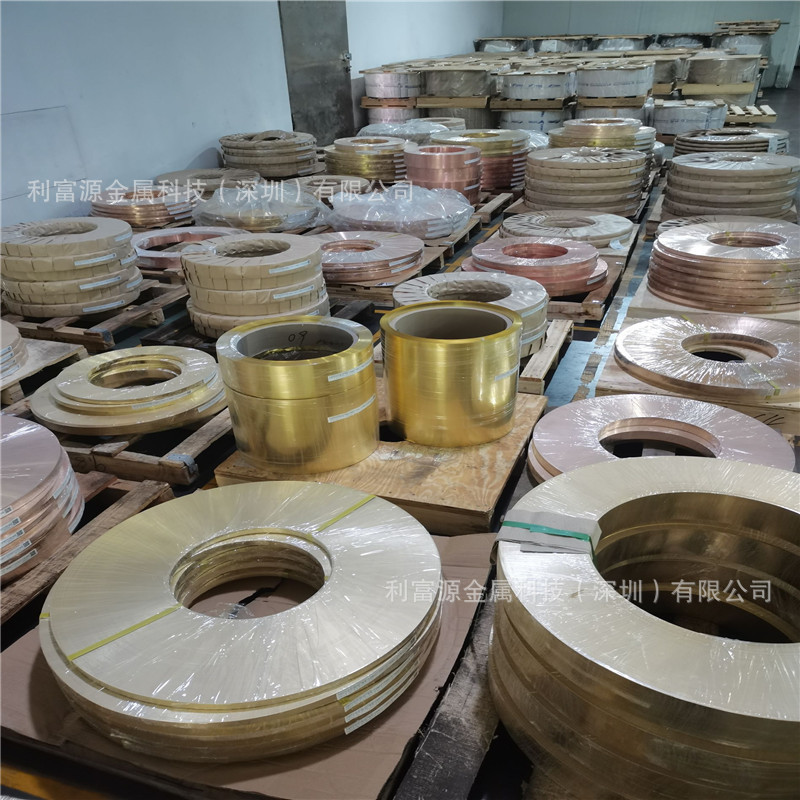 日本 镀锡镀镍c2600黄铜带 半硬o态c2680纯黄铜卷材 易切削易焊接